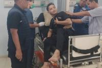 Padamkan Api di Gudang Bigland, Dua Personel Damkar Cedera