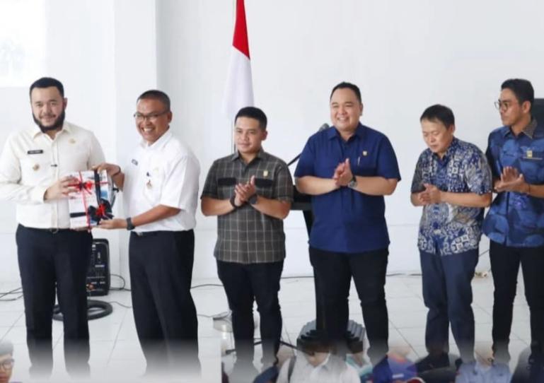 Unsur pimpinan dan anggota DPRD Sumbar menghadiri peresmian proses Percepatan Pengembangan Kawasan Kota Tua Padang sebagai salah satu Daya Tarik Wisata Unggulan (DTWU), di Padang, Rabu (21/5/2025). IST