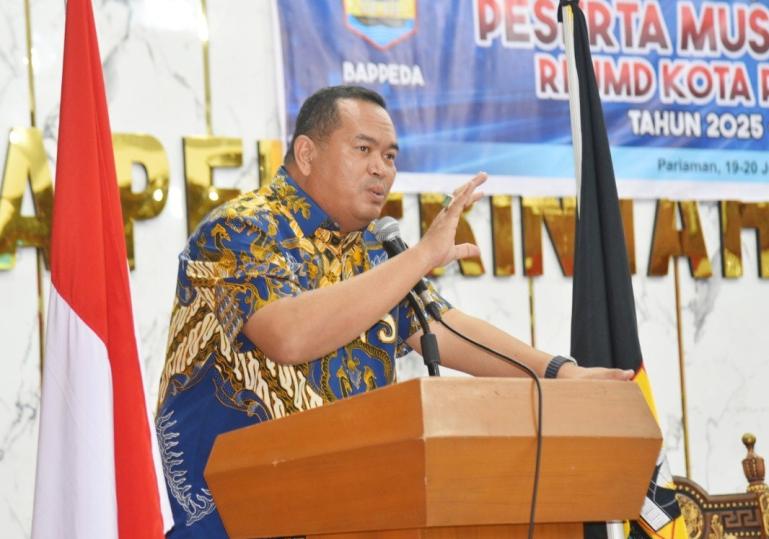 Wali Kota Yota Balad membuka kegiatan Musrenbang tingkat kota, Kamis (19/6/2025). IST