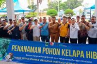 Bank Nagari Dukung Penanaman 1.000 Kelapa Hibrida