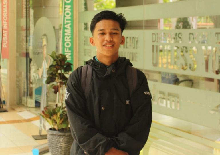 Fauzan Aldi, mahasiswa UMRAH Kota Tanjungpinang, Kepulauan Riau. IST