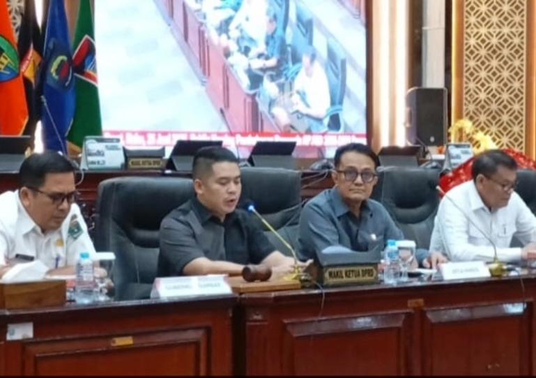 Wakil Ketua DPRD Sumbar, Iqra Chissa pimpin jalannya public hearing pembahasan Ranperda tentang RPJMD Sumbar, Rabu (25/6/2025). IST