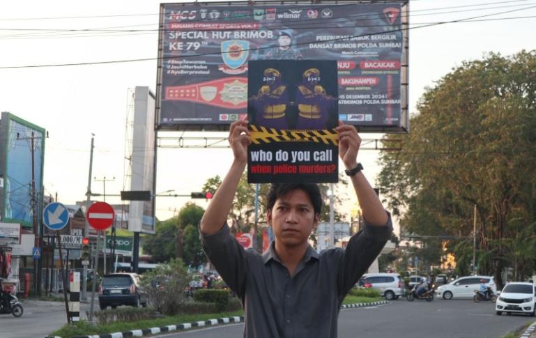 Anggota LBH Padang, Alfi Syukri. IST