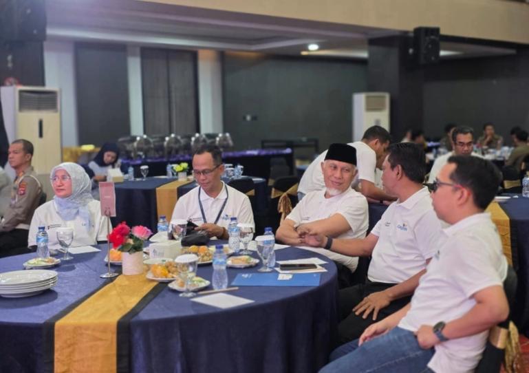 Gubernur Sumbar, Mahyeldi hadiri Taspen Safety Day di Grand Ballroom Hotel Truntum Padang, Jumat (29/8/2025). IST