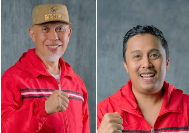 Gubernur Sumbar dan Wakil Gubernur Sumbar, Mahyeldi Ansharullan - Vasko Ruseimy. IST