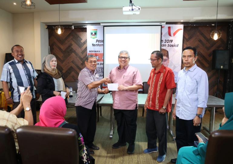 Ketua DPRD Sumbar, Muhidi, saat menggelar Sosper Nomor 8 Tahun 2019 tentang Penyelenggaraan Kesejahteraan Sosial di Padang, Sabtu (23/8/2025).  IST