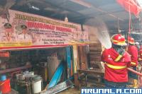 Dua Petak Toko Terbakar di Kelurahan Gate Nan XX