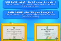 Bank Nagari Raih Dua Penghargaan dari BP Tapera Bank Nagari Raih Dua Penghargaan dari BP Tapera