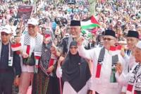 Ketua DPRD Sumbar Bersama Ribuan Massa Gelar Aksi Damai Dukung Palestina