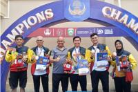 Tiga Perunggu Disumbangkan Cabor Bulutangkis Sumbar di PORNAS KORPRI 2025