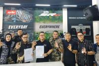 Bank Nagari - Motoplex Pekanbaru Kerja Sama, Masyarakat Makin Mudah Miliki Motor Premium