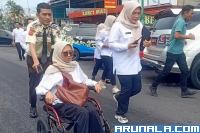 Dari Lantai Teratas PA, DPMPTSP Kota Padang Evakuasi ke Shelter Pasar Lantai 4