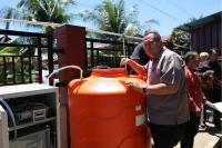 Proses Pemasangan Filter Air dari CCR Corporation Japan Hampir Tuntas di SMPN 2 Pariaman