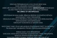 Solidaritas untuk Ranah Minang, Mercure Padang Batalkan Perayaan Tahun Baru 2026