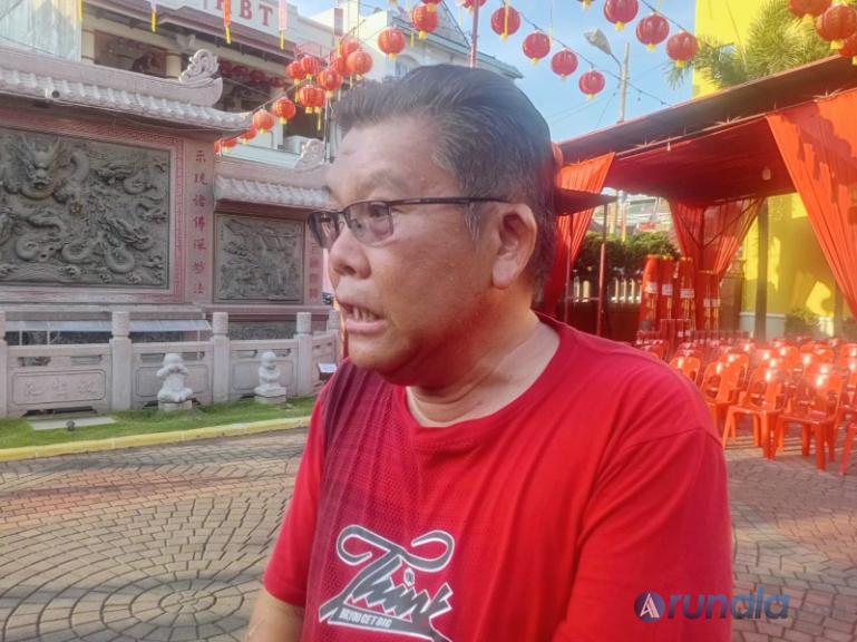 Indra Lie, Humas Klenteng See Hien Kiong, kawasan Pondok, Kota Padang. (dok : arunala.com)