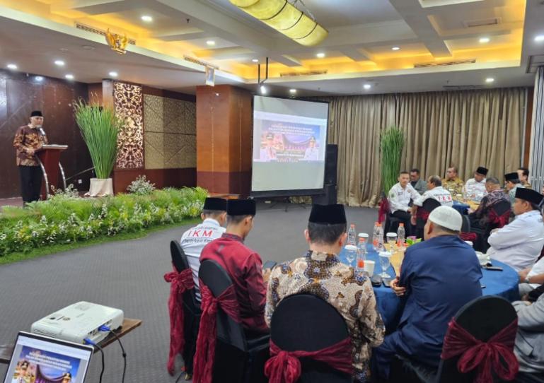 Gubernur Sumbar, Mahyeldi saat Silaturahmi Perantau Minangkabau di Jakarta, Sabtu malam (10/1/2026). IST