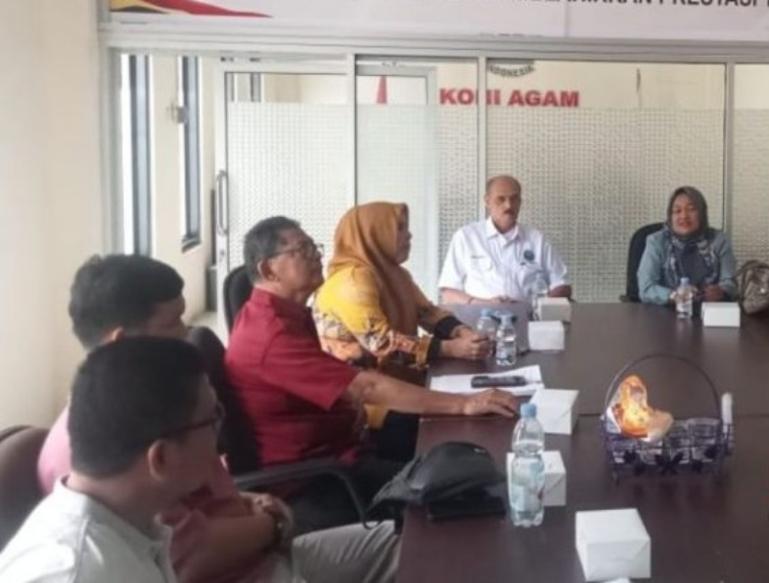 Pengurus PODSI Agam dihadiri Ketua Pengprov, PODSI Sumbar, Ismunandi  gelar muscab pemilihan ketua baru dan persiapan atlet untuk Porprov Sumbar 2026, Senin (19/1/2026). IST