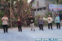 Dengan Pokir, Fautiaz Fauzi Bangun Lapangan Voli di Dadok Tunggul Hitam