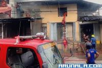 Gudang Penyimpanan Ikan di Tanah Beroyo Padang Terbakar