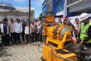 Menteri PU Dody Hanggodo Tandai Dimulainya Pengeboran Sumur RSUP Dr. M. Djamil