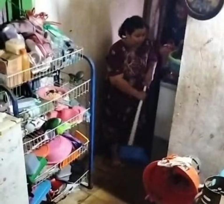 Salah satu rumah warga di Kabupaten Agam terendam air akibat meluapnya aliran Sungai Asam, Rabu (11/2/2026). IST