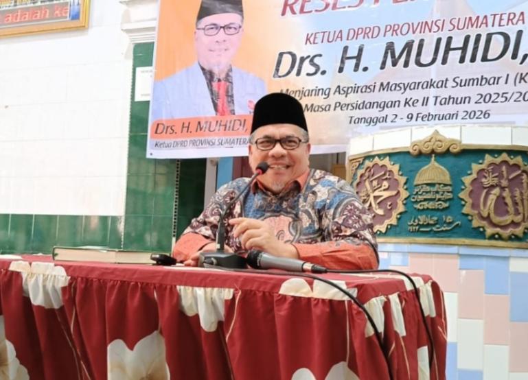 Ketua DPRD Sumbar, Muhidi. IST