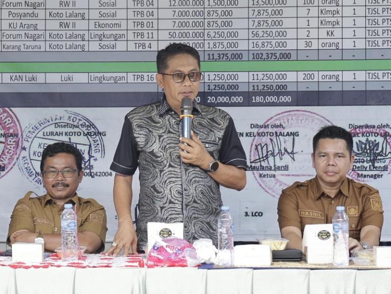 Wakil Ketua DPRD Sumbar, Evi Yandri Rajo Budiman, saat reses di Kelurahan Koto Lalang, Lubuk Kilangan, Kota Padang, Senin (2/2/2026). IST