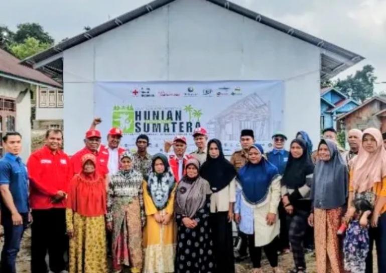 Perantau Jaksel Bangun Rumah Tumbuh bagi 15 KK di Nagari Malalak Timur