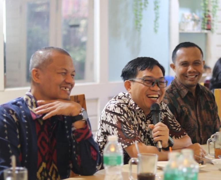 General Manager Pelindo Regional 2 Teluk Bayur, Ferrial Dunan Sidabutar saat berikan paparan kepada media Jumat (6/2/2026). IST