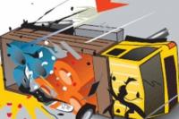 Truk Baru Bara Terguling di Panorama 2, Sempat Hambat Arus Lalu Lintas