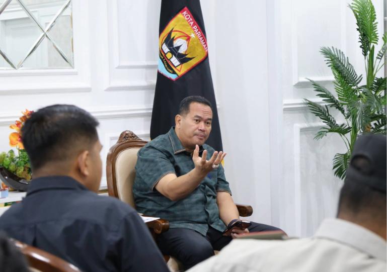 Wako Yota Balad pimpin FGD bersama Forkopimda dan pemangku kepentingan di kota itu terkait antisipasi kerawanan saat libur Lebaran di kota tersebut, Senin (9/3/2026). IST