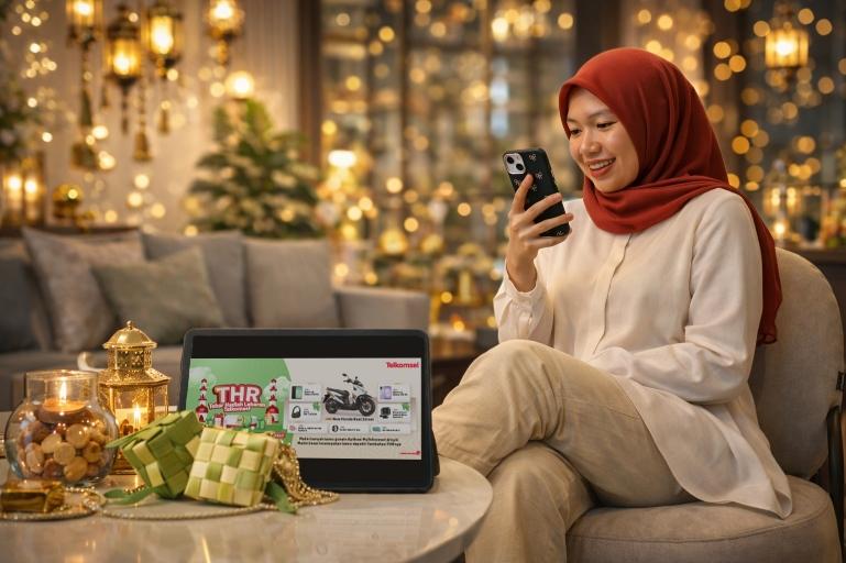 Telkomsel menghadirkan Tebar Hadiah Lebaran (THR) bagi pelanggan SIMPATI dan by.U yang berada di Wilayah Sumatera. IST