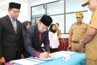 Dua Pejabat Eselon II Pemko Pariaman Dilantik Wali Kota Yota Balad