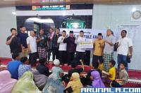 Fautiaz Fauzi Bantu Biaya Pembangunan Masjid Raya Darul Ma'aruf Batang Kabuang