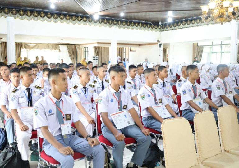 Para siswa SLTA/sederajat di Kota Pariaman bersiap ikuti seleksi anggota Paskibraka 2026 untuk kota tersebut, Selasa (14/4/2026). IST