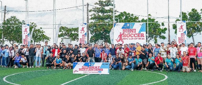 Turnamen minisoccer BNFC Cup III kembali digelar oleh Bank Nagari sebagai bagian dari rangkaian peringatan Hari Ulang Tahun (HUT) ke-64 pada tahun 2026. IST