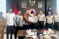 Temui Sestama BNPB, Wako Pariaman Ajukan Proposal Bantuan Penguatan Migitasi