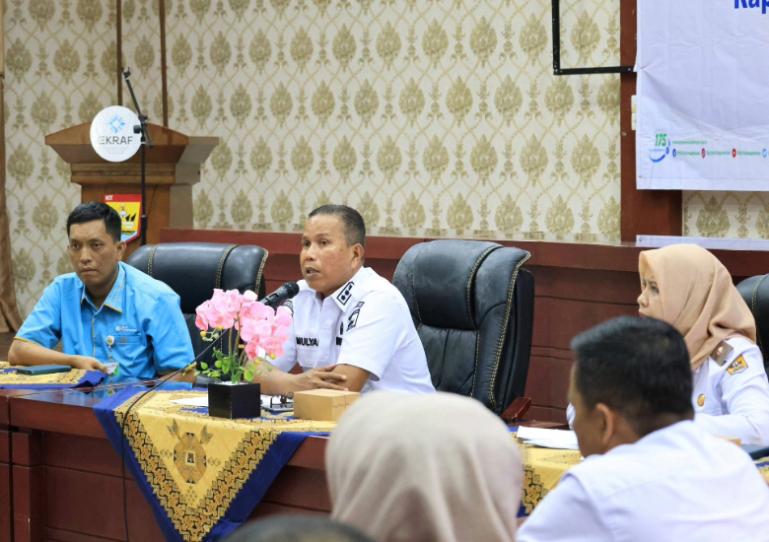 Wawako Pariamanb, Mulyadi berikan sambutan saat rapat evaluasi program Tuwai Ketan, Rabu (20/5/2026). IST