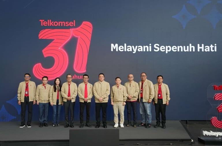 Jajaran direksi Telkomsel. IST