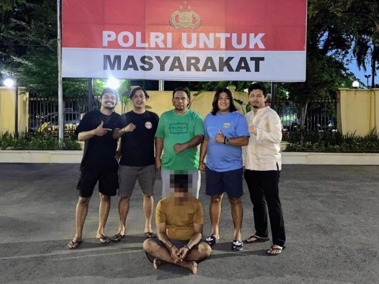 Tersangka pencurian di sebuah rumah makan sea food di Pantai Padang berhasil dibekuk Tim Klewang Polresta Padang, Jumat (22/5/2026) IST