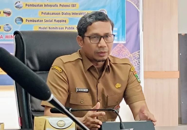 Kepala Dinas Energi dan Sumber Daya Mineral (ESDM) Sumbar, Helmi Heriyanto. IST