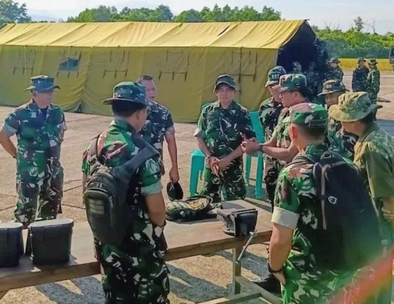 Tim investigasi lakukan uji balistik peluru terkait ini yang terjadi di UNP, di Lapangan Tembak Lanud Sutan Sjahrir, Padang, Jumat (5/6/2026). IST