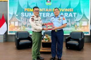 Pemprov Sumbar Paparkan Strategi Hadapi Megathrust kepada Pasis Sesko TNI
