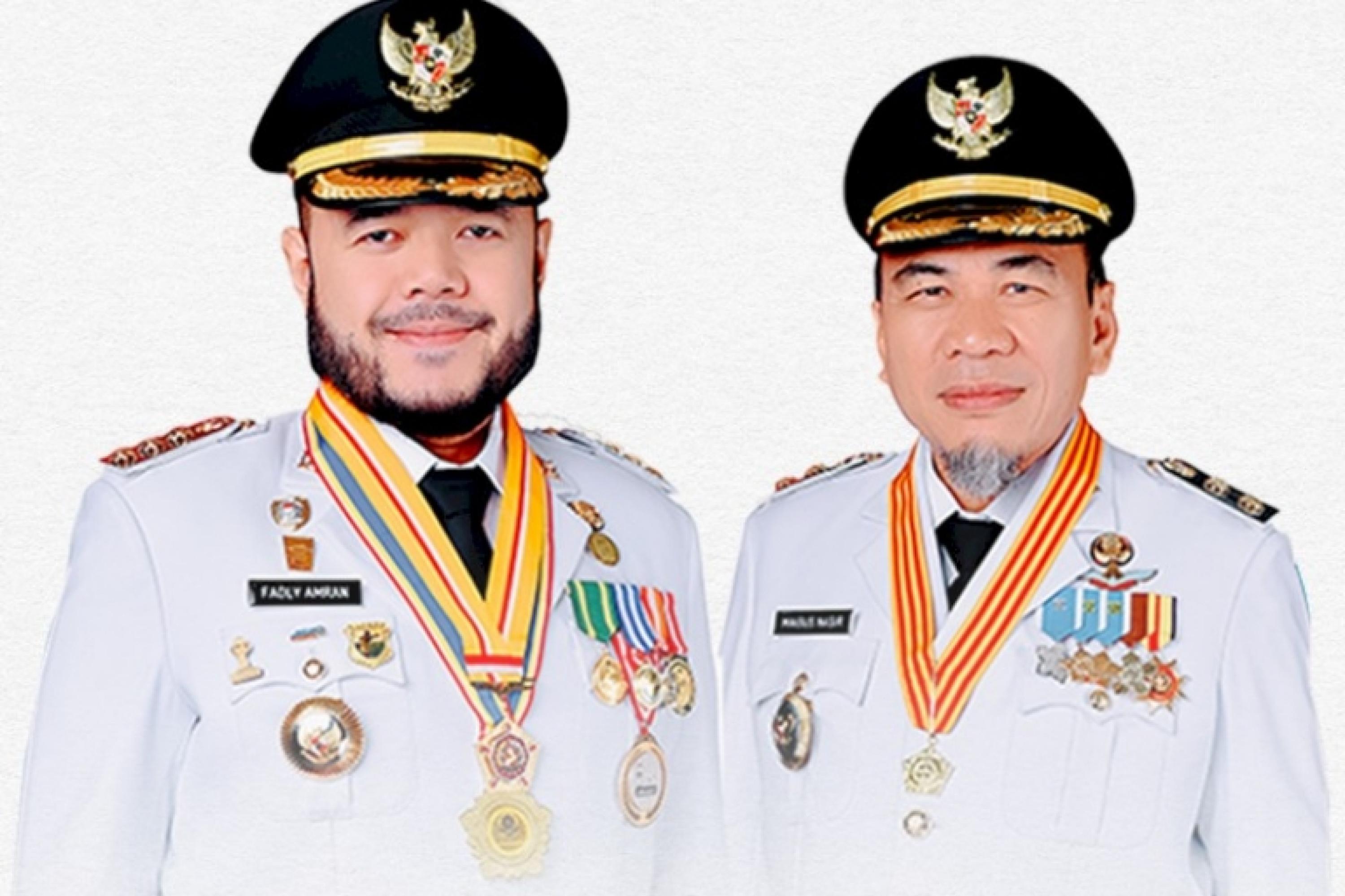 Wali Kota Padang Fadly Amran dan Wakil Wali Kota Padang Maigus Nasir. IST