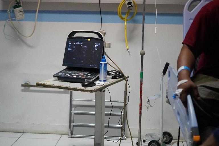 Salah seorang pasien korban menjalani perawatan di IGD RS M. Djamil, Kamis (23/7/2026). HUMAS RS M. DJAMIL