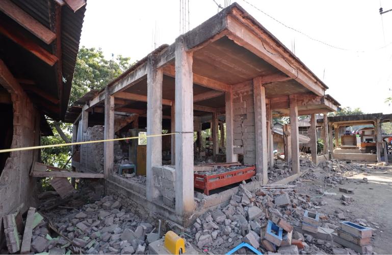 Rumah warga yang rusak berat akibat bencana gempa bumi yang melanda NTT pada Sabtu (15/8/2026) lalu. IST