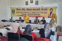 Sitti Izzati Aziz Paparkan Substansi Perda Penanggulangan Bencana Pada Masyarakar Nagari Katapiang