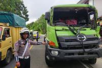 Tiga Kendaraan Terlibat Laka Beruntun di Aia Angek, Tak Ada Korban Jiwa