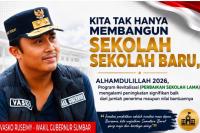 Wagub Vasko: Pemerintah Perluas Revitalisasi Sekolah, 920 Satuan Pendidikan di Sumbar Dapat Bantuan pada 2026