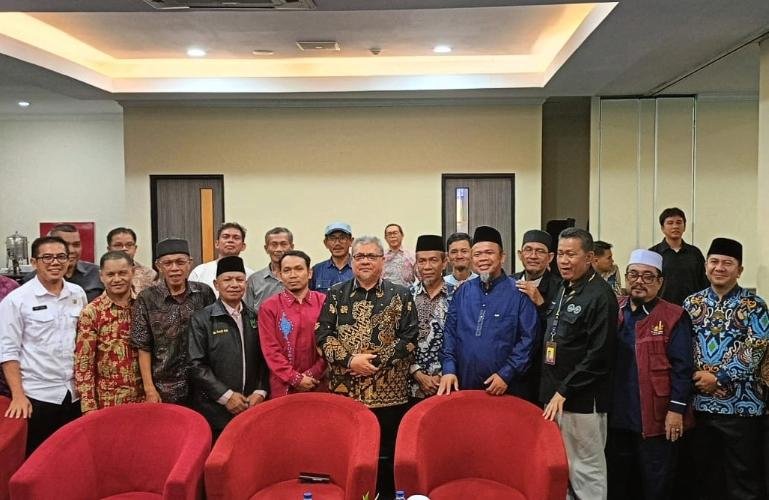 Ketua DPRD Sumbar, Muhidi dalam kegiatan peningkatan kewaspadaan dini masyarakat, Rabu (9/9/2026). IST